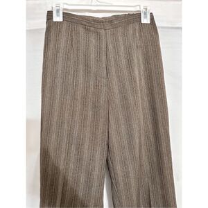 Camel/mocha wide leg trouser pants